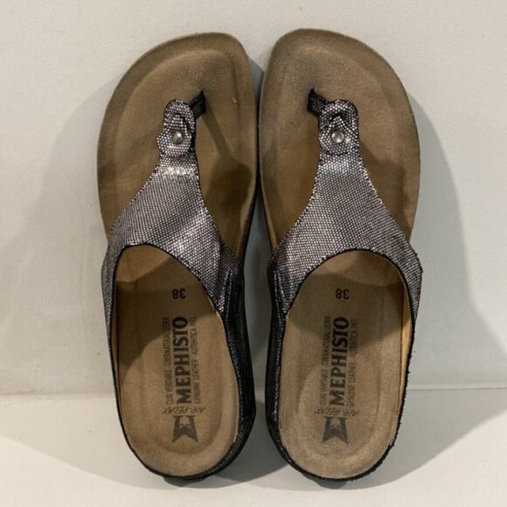 Mephisto Agacia Thong Sandal Size 38